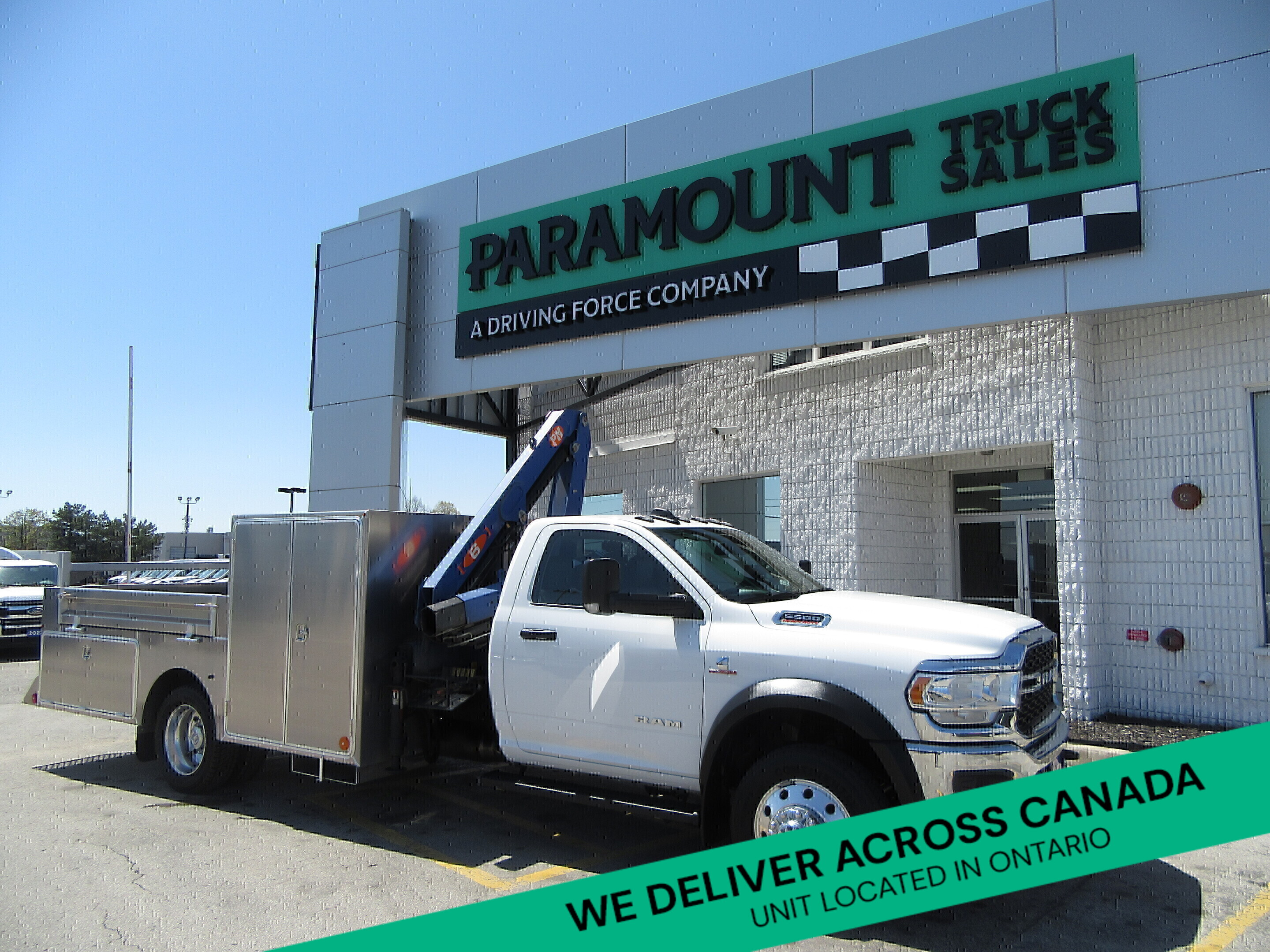 2019 Dodge RAM 5500 DIESEL CRANE PACKAGE CUSTOM SERVICE BODY