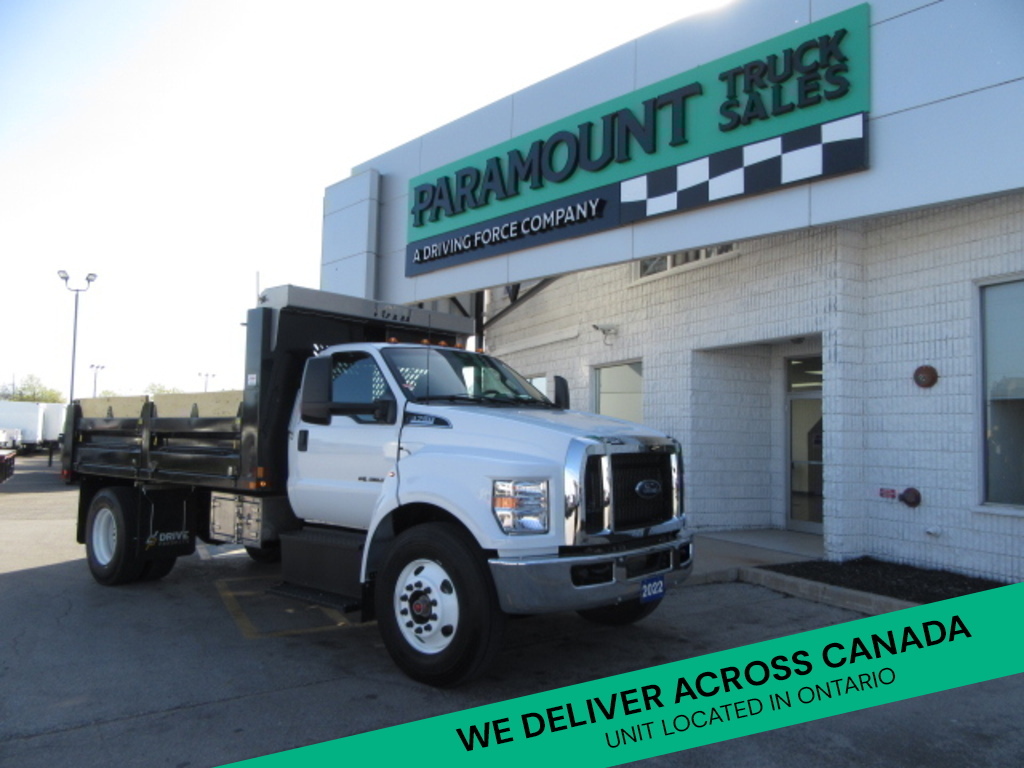 2022 Ford Super Duty F-750 DIESEL WITH 14FT STEEL DUMP BOX
