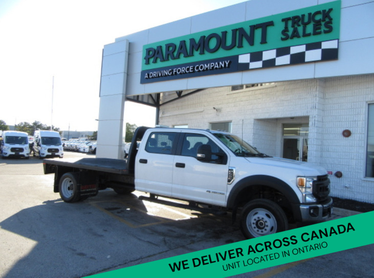 2022 Ford F-550 4X4 CREW CAB DIESEL 12FT FLAT DECK
