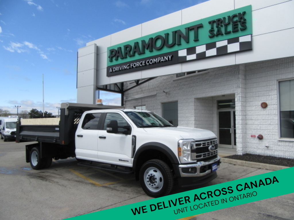 2023 Ford Super Duty F-550 DIESEL 4X4 CREW CAB 12FT STEEL DUMP BOX