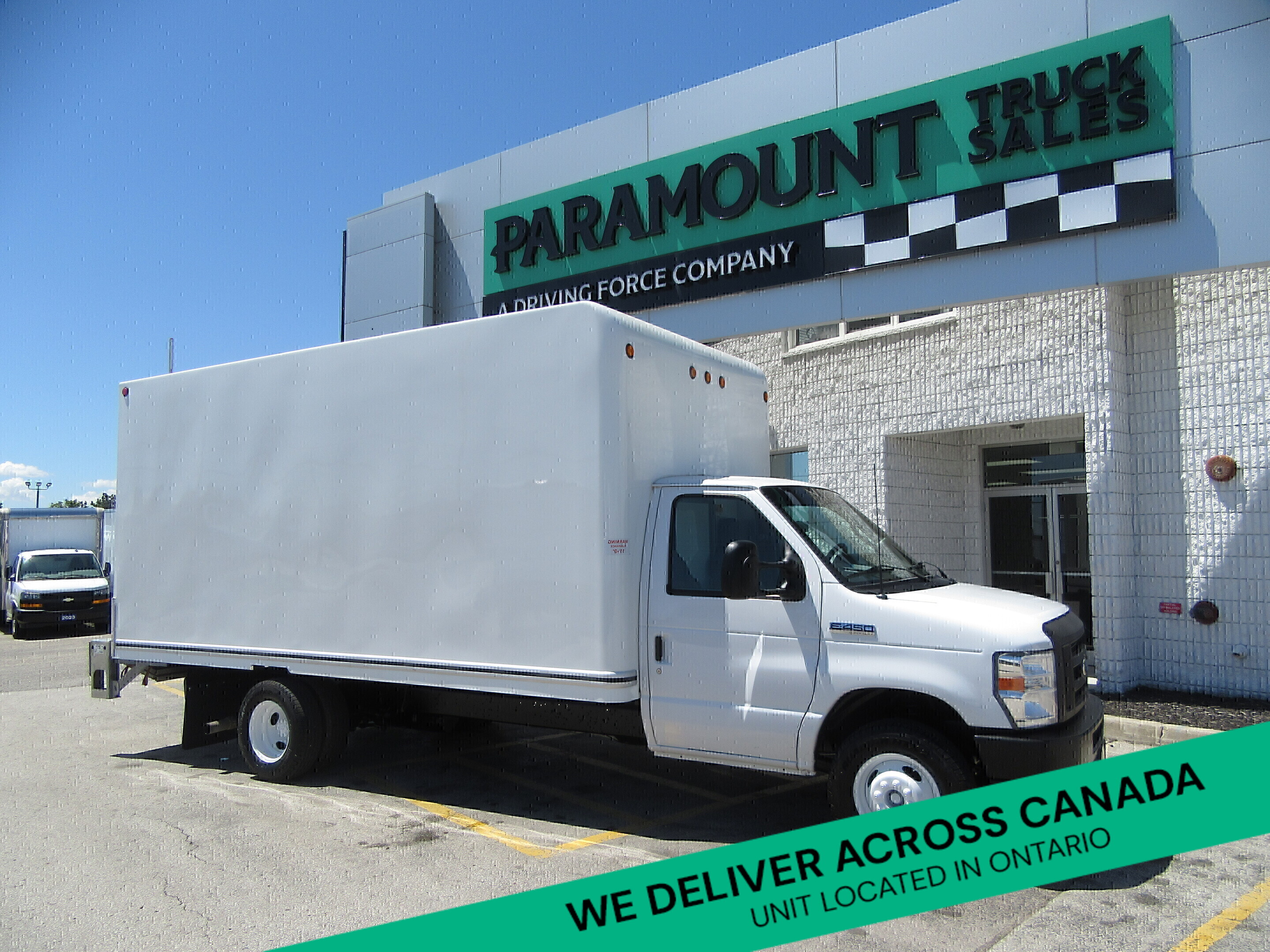 2023 Ford E-Series Cutaway 16FT HIGH BOX CUBE VAN WITH POWER LIFT GATE