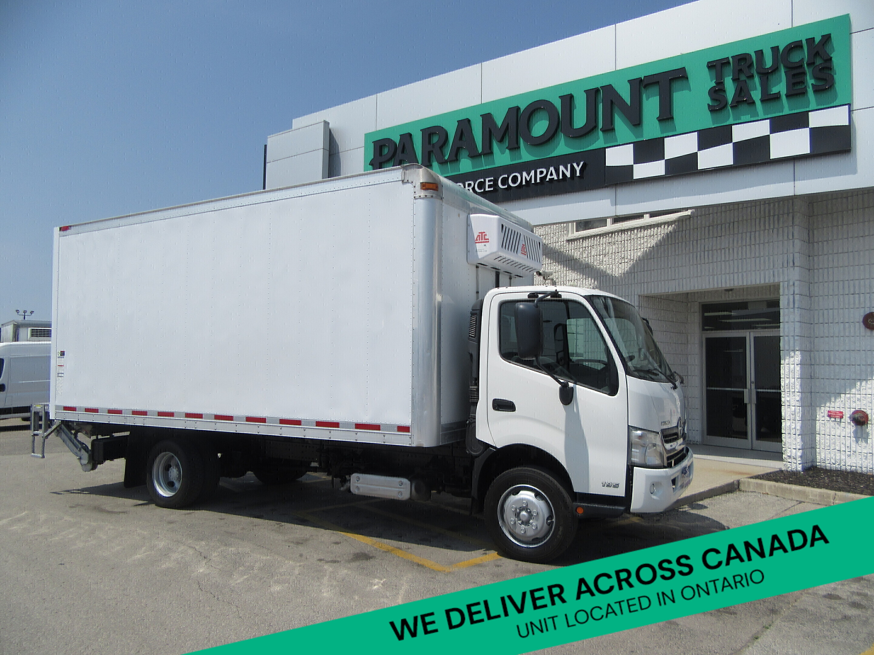 2020 Hino 195 18FT BOX WITH LOW TEMP REEFER POWER LIFT GATE