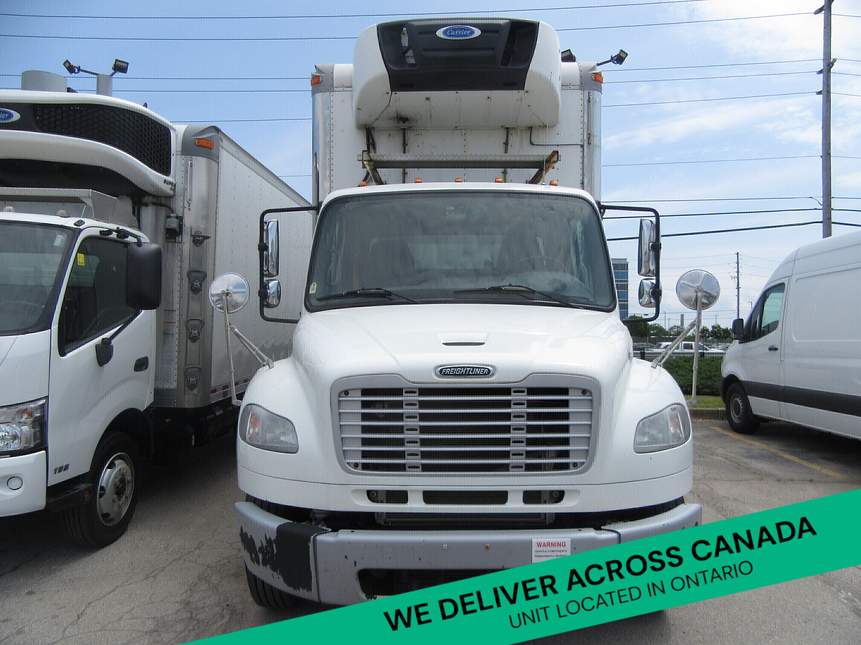 2019 Freightliner M2-106 DIESEL TANDEM AXLE 26 FT REEFER BOX CARRIER SUPRA