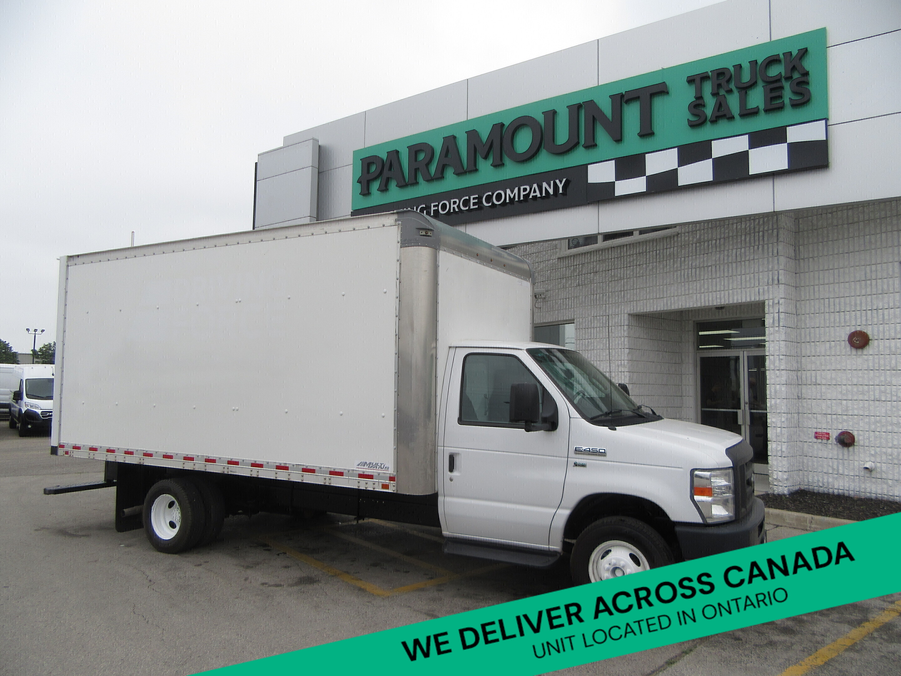 2019 Ford E-450 16FT HIGH BOX CUBE VANALUMINUM RAMP