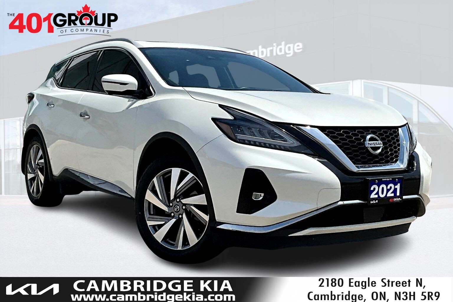 2021 Nissan Murano SL | AWD | Leather | GPS | Carplay