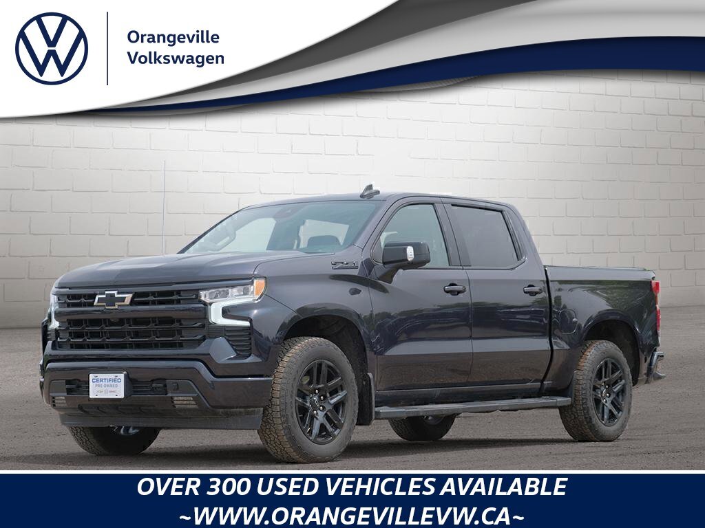 2023 Chevrolet Silverado 1500 RSTRST, CREW, 4X4, 5.3L, HEATED LEATHER, ROOF, 1-O