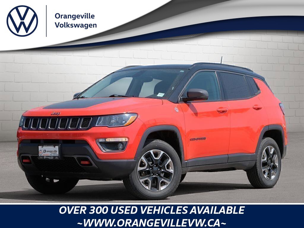 2017 Jeep Compass TrailhawkTRAILHAWK, 2.4L, 4X4, NAV, ROOF, HTD SEAT