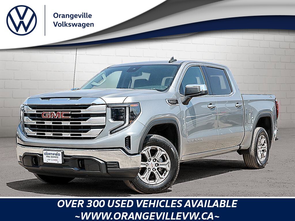 2023 GMC Sierra 1500 SLESLE, CREW, 4X4, 5.3L, HEATED CLOTH, TOW, 1-OWNE