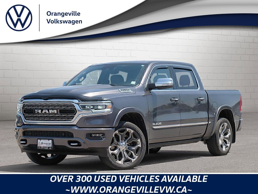 2022 Ram 1500 LimitedLIMITED, HEMI, CREW, 4X4, NAV, HTD/COOL, 1-