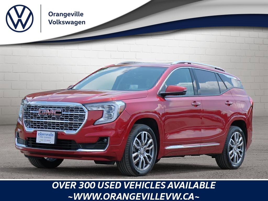 2023 GMC Terrain DenaliDENALI AWD, 1.5T, NAV, ROOF, TECH, 1-OWNER!