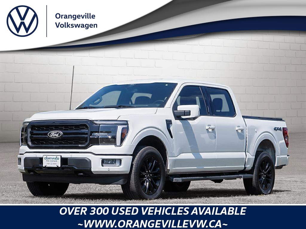 2024 Ford F-150 LARIATLARIAT BLACK, CREW, 4X4, ECOBOOST, NAV, HTD/