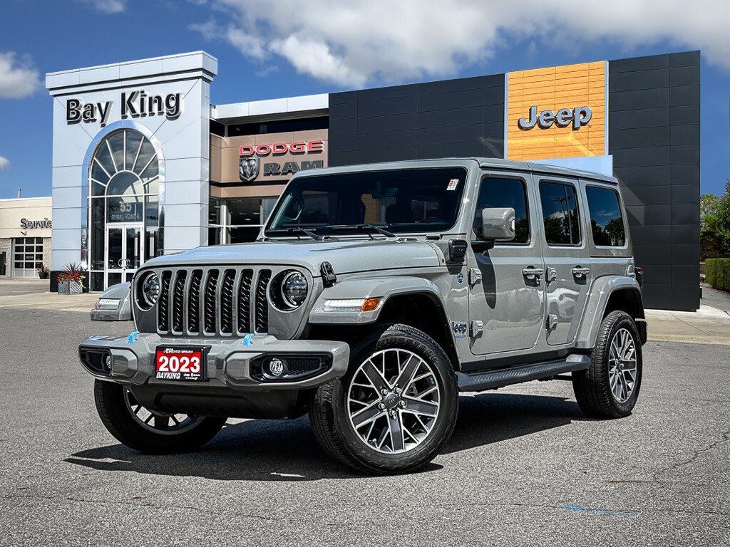 2023 Jeep Wrangler 4xe Sahara | HIGH ALTITUDE | ALPINE AUDIO | HEATED LEA