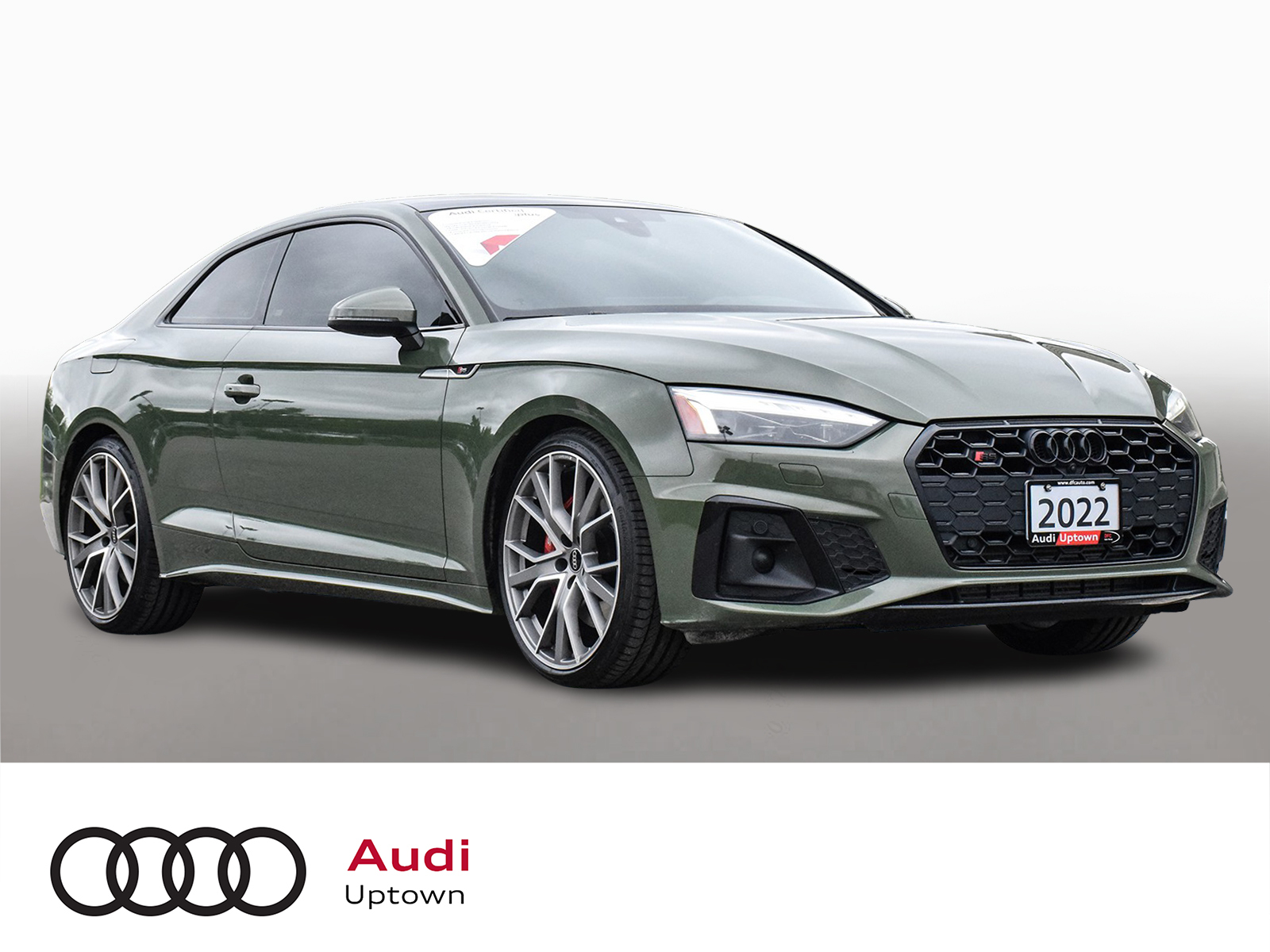 2022 Audi S5 Coupe Technik 3.0TFSI W/BLACK OPTICS/20" ALLOYS