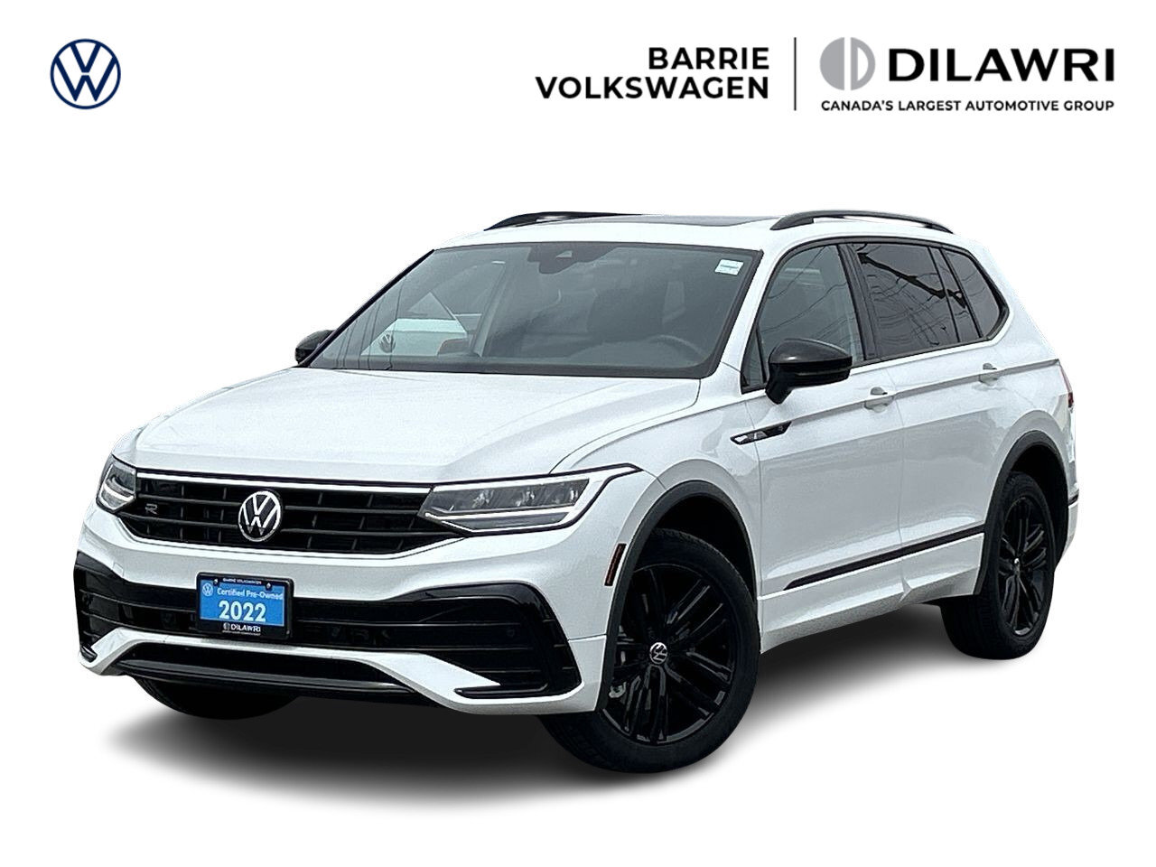 2022 Volkswagen Tiguan Comfortline R-Line Black 2.0T AWD REMOTE START | A