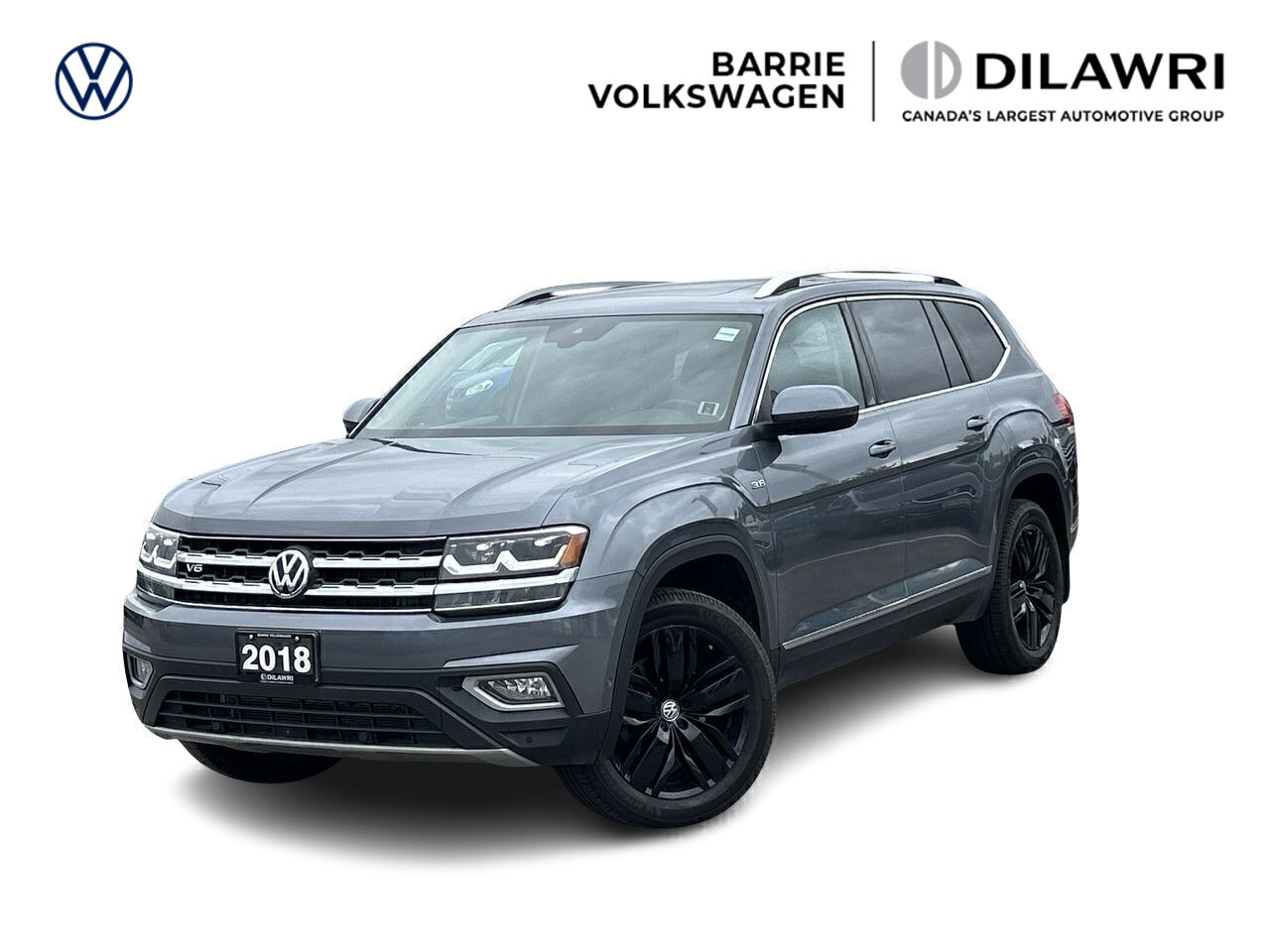 2018 Volkswagen Atlas Execline 3.6L AWD 3RD ROW | PANO ROOF | APPLE CARP