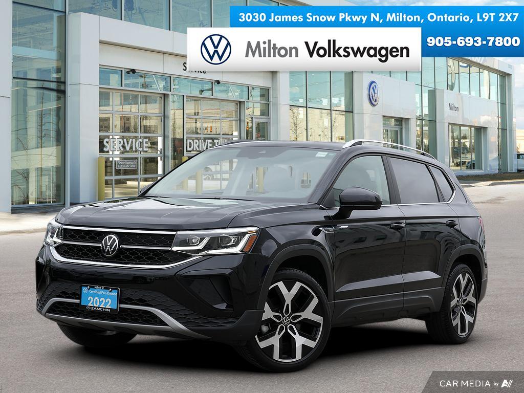 2022 Volkswagen Taos Highline 4MOTION Sunroof CarPlay Leather AWD