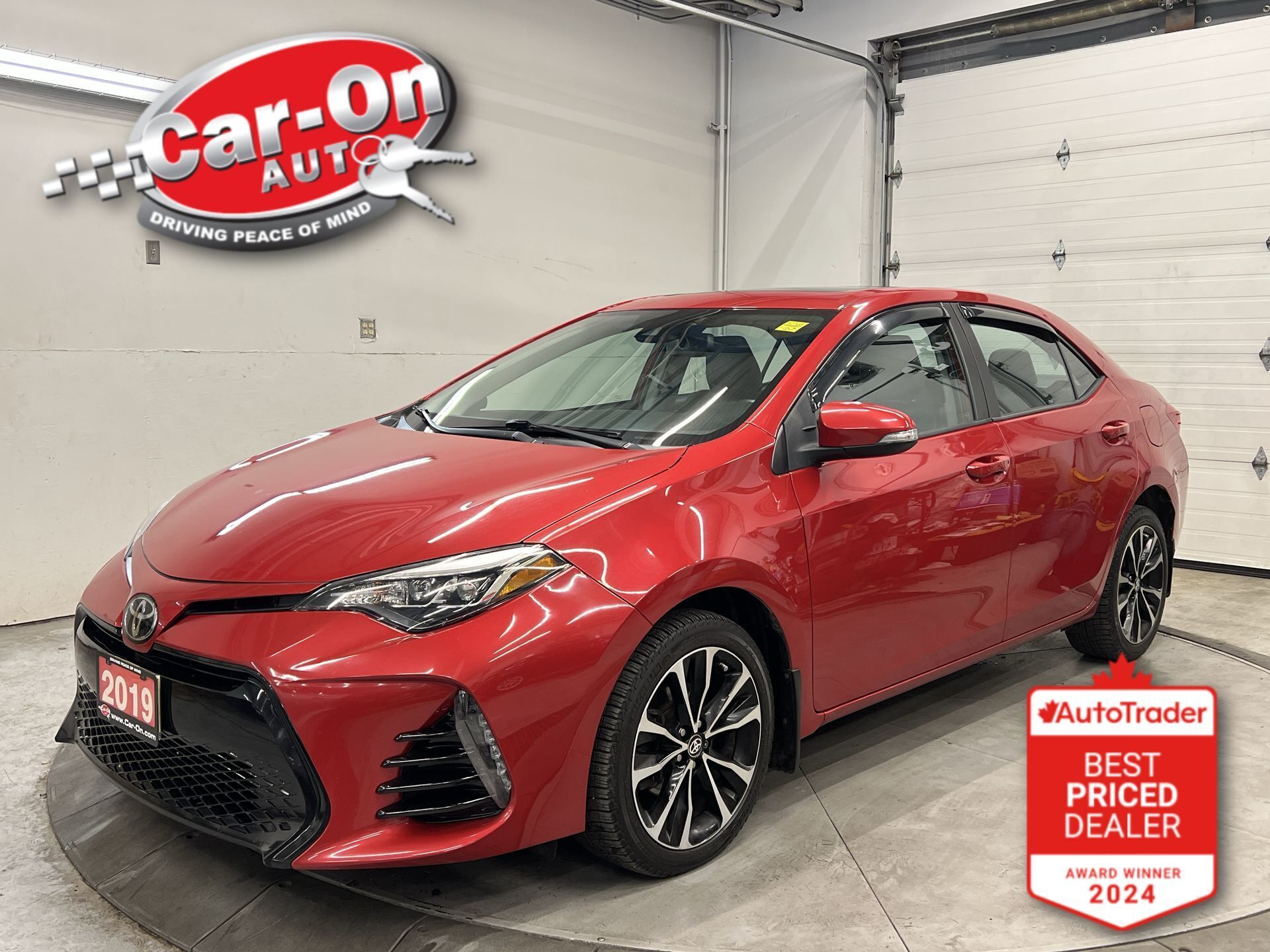 2019 Toyota Corolla XSE| ONLY 59,000KMS| HTD LEATHER| SUNROOF| ALLOYS