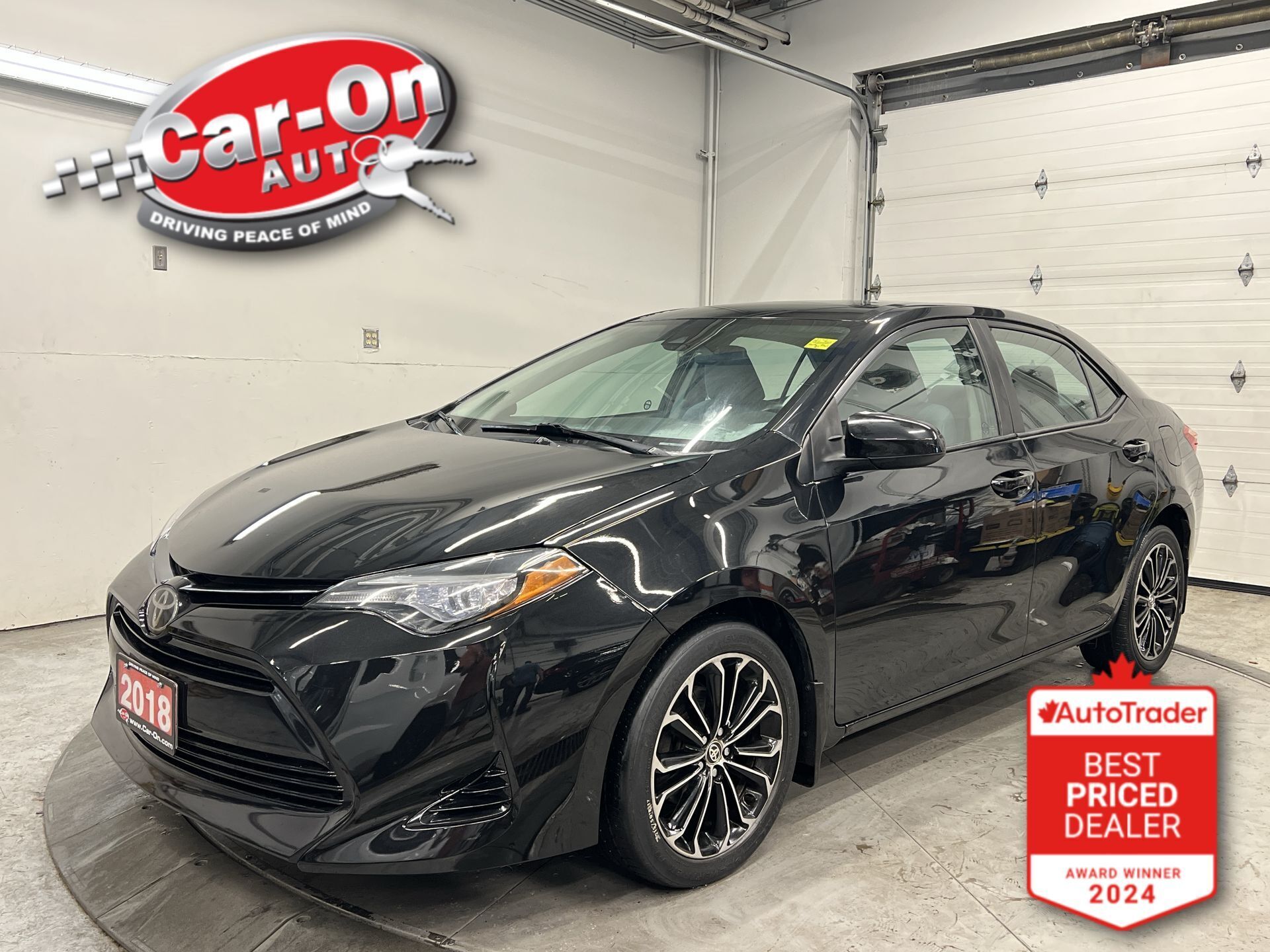 2018 Toyota Corolla ONLY 88,000KMS| REAR CAM| 17IN ALLOYS| A/C