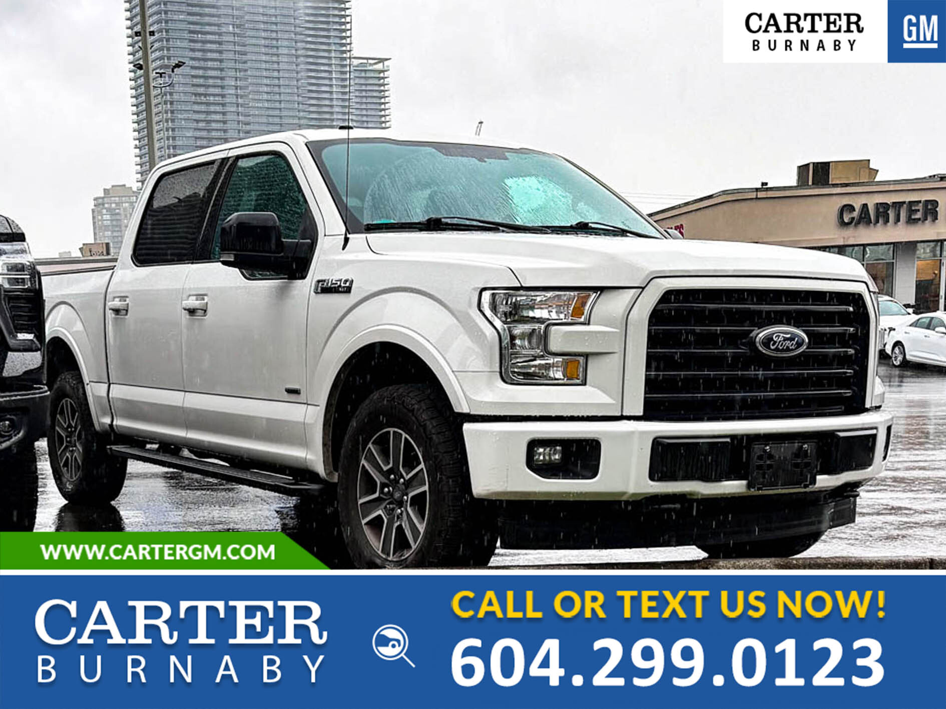 2017 Ford F-150 XLT 4WD | 2.7L V6/POWER SEAT/TRACTION CONTROL