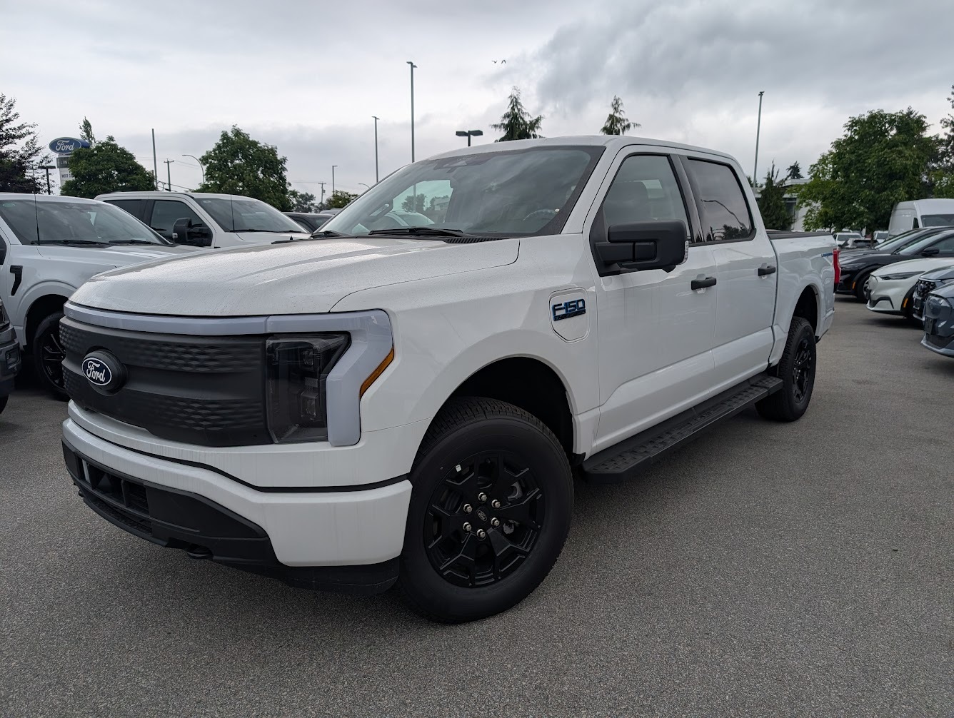 2025 Ford F-150 Lightning XLT  - Tailgate Step, Spray-In Bedliner