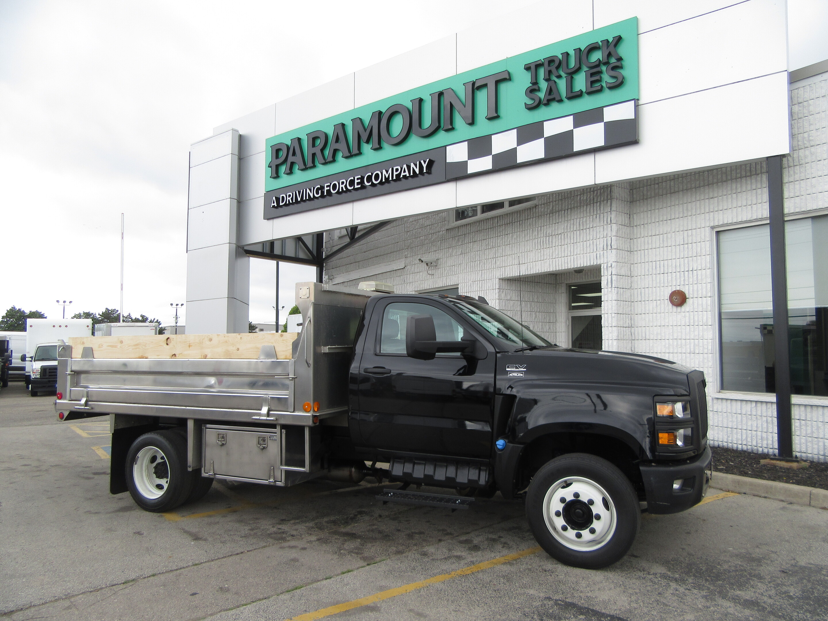 2022 International CV 515 DURA MAX DIESEL 11FT 4 INCH DUMP BOX