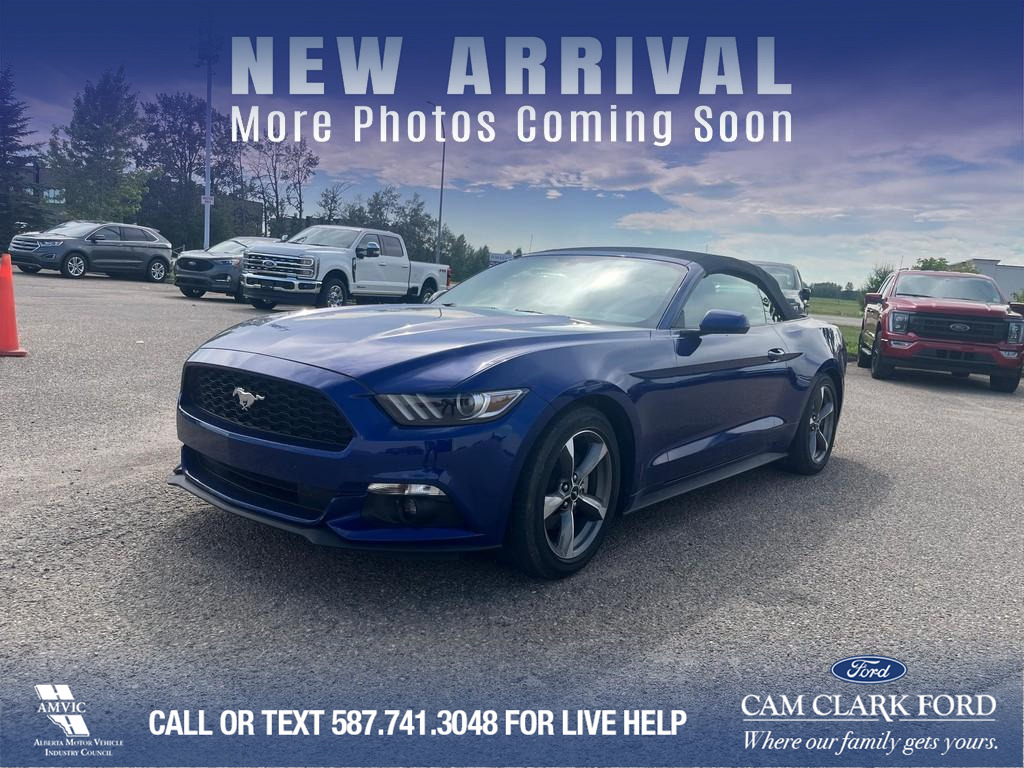 2016 Ford Mustang V6 2016 MUSTANG CONVERTIBALE AUTO IN DEEP IMPACT B