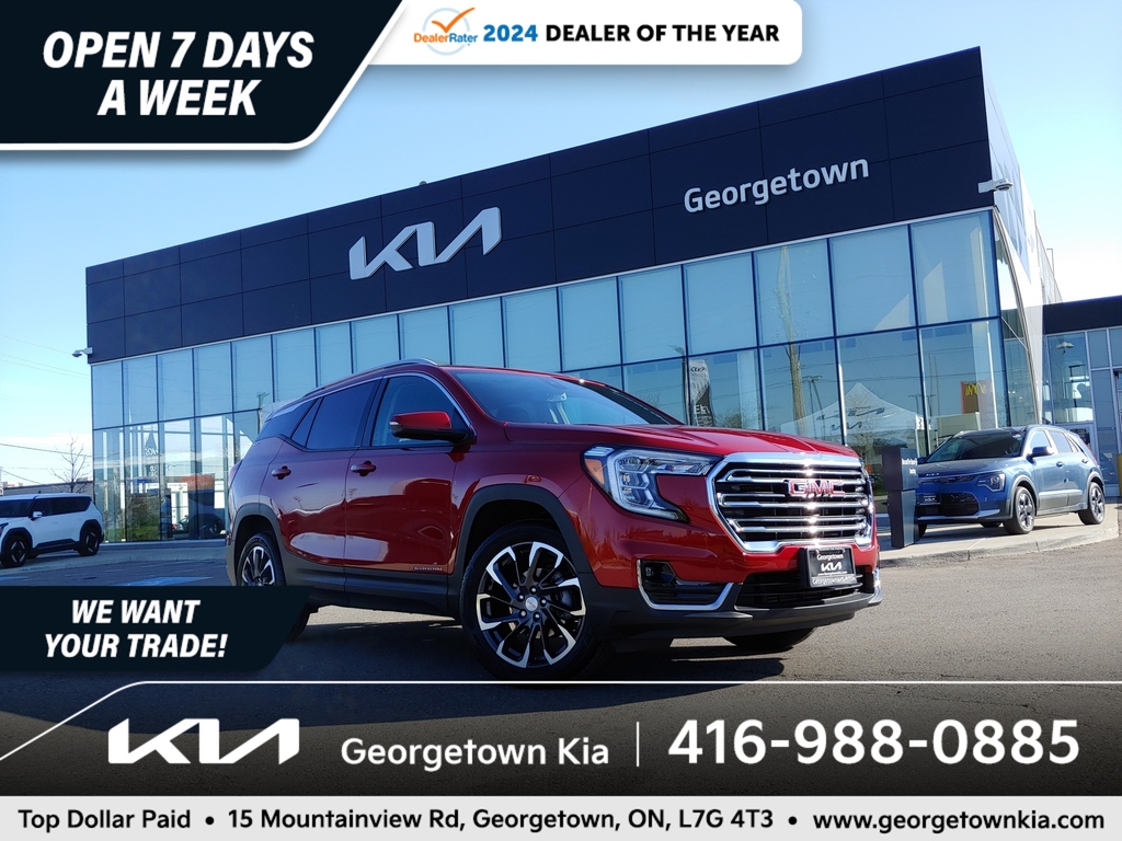 2024 GMC Terrain SLT 1.5L AWD | SUNROOF | NAV | 20K KM | HTD SEATS