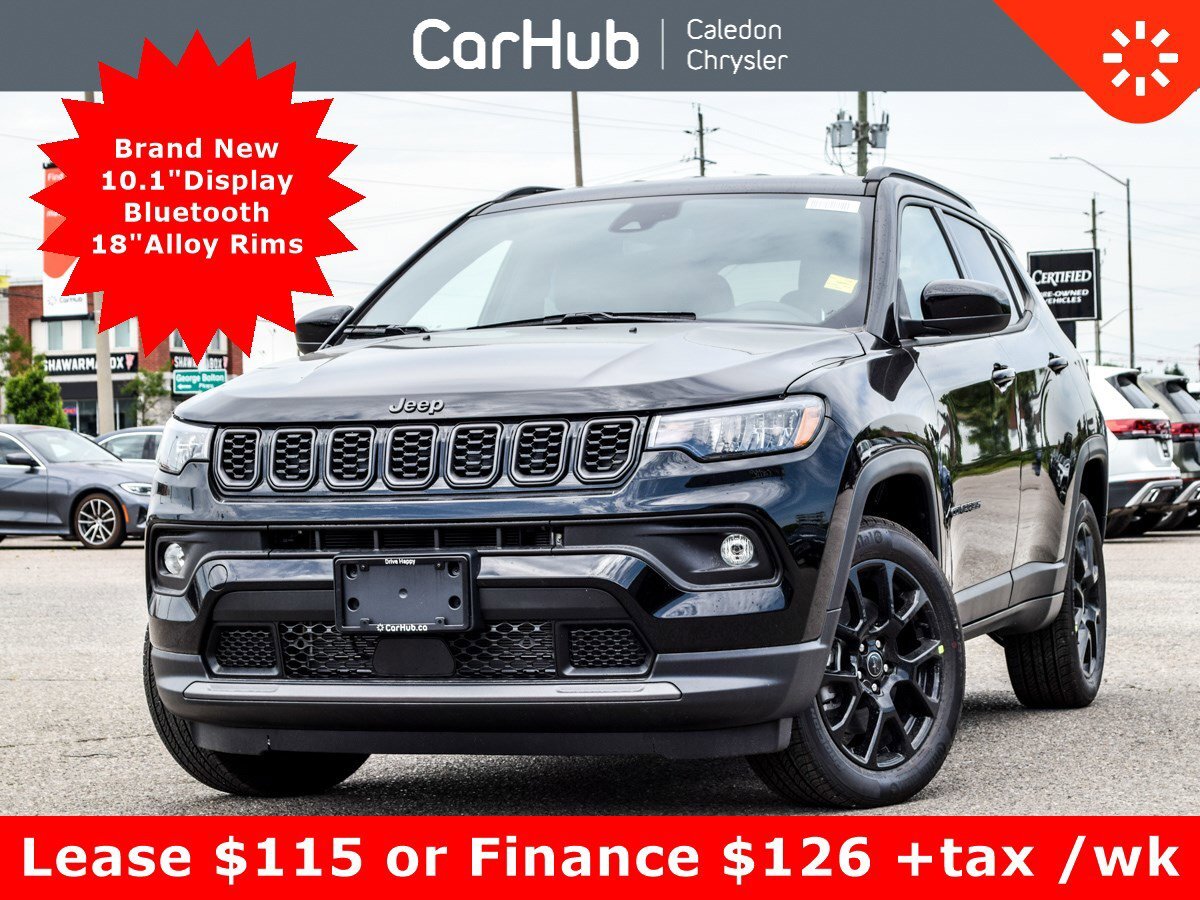 2025 Jeep Compass Altitude 4x4 Nav R-Start Leather Heated Frt Seats