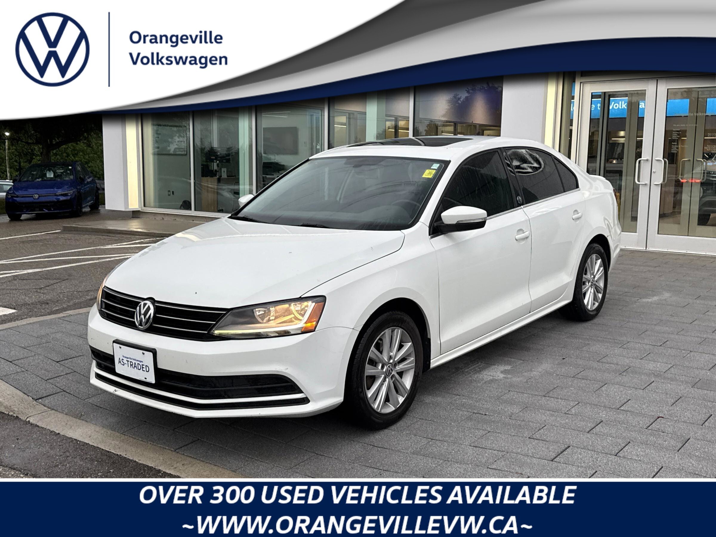 2017 Volkswagen Jetta Sedan Wolfsburg EditionAS-TRADED, HTD SEATS, SUNROOF, MA