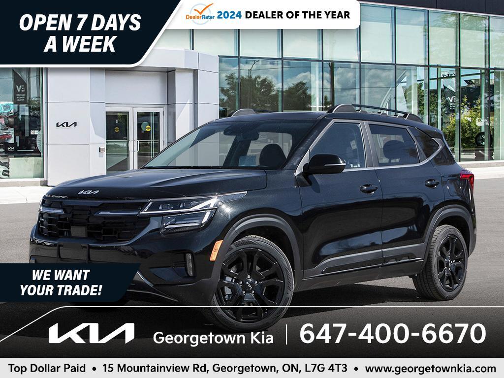 2025 Kia Seltos IN-STOCK! X-LINE|18" BLACK ALLYS|HUD|BOSE SND|NAV|