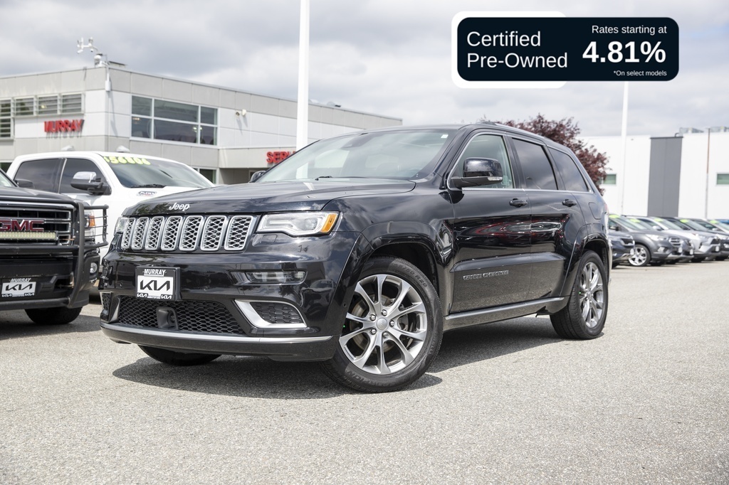 2019 Jeep Grand Cherokee Summit! 4x4! Leather! Sunroof! Navigation! AC!