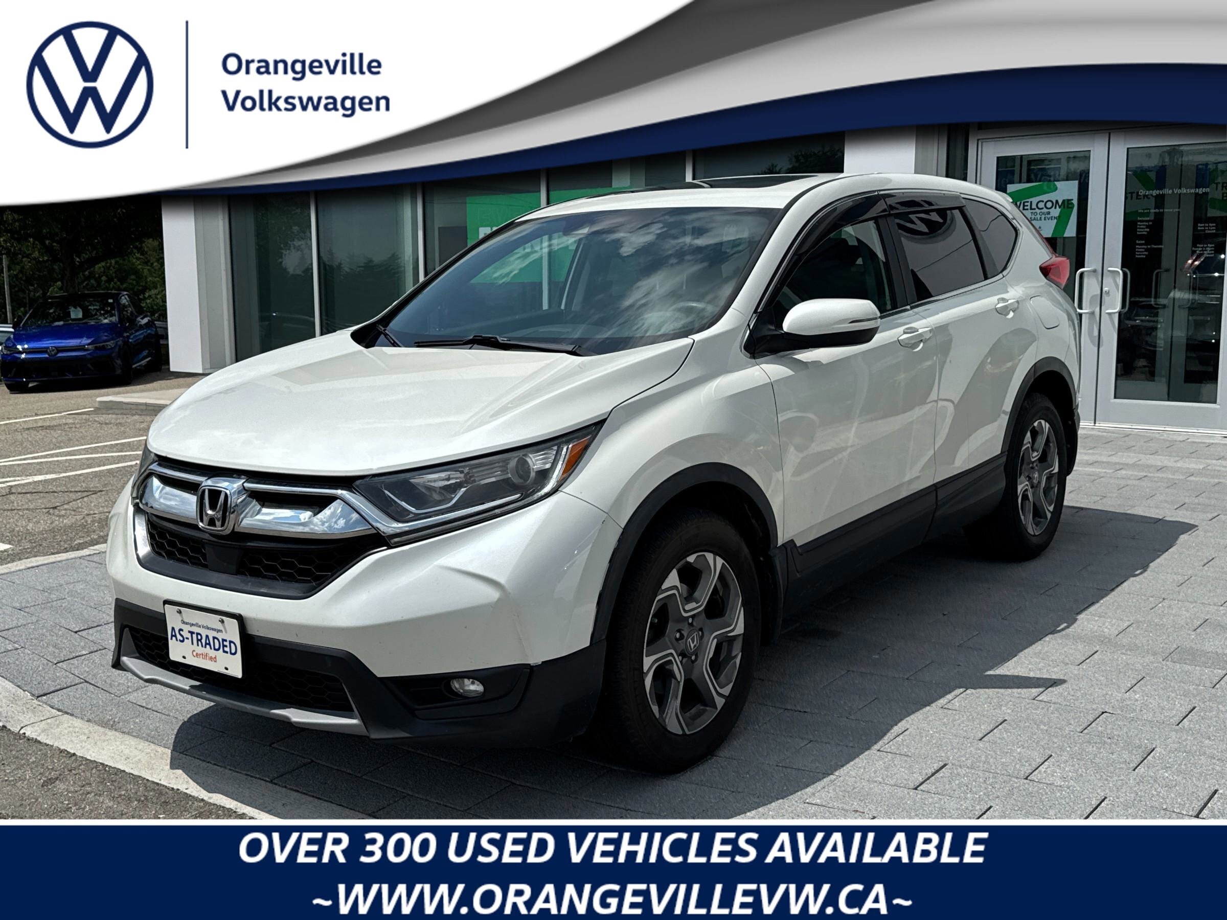 2017 Honda CR-V EXCERTIFIED AS-TRADED, ACCIDENT-FREE, AWD, SUNROOF