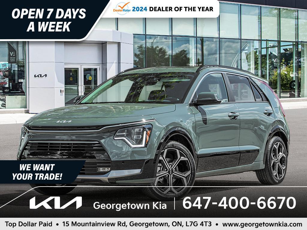 2025 Kia Niro IN-STOCK! HEV | SX | 4.8L/100KM CMBND FUEL ECONOMY