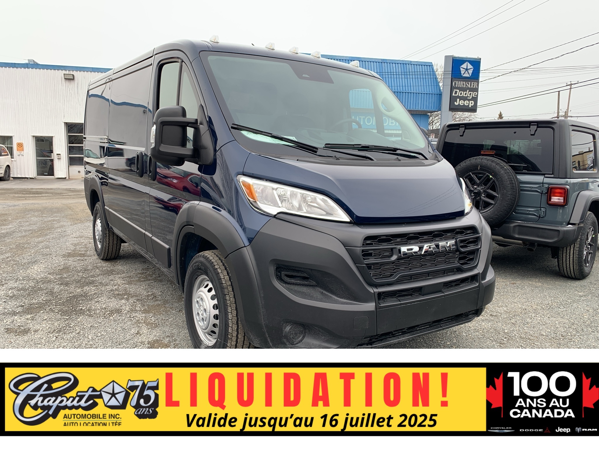 2025 Ram ProMaster Cargo Van LOW ROOF 136P