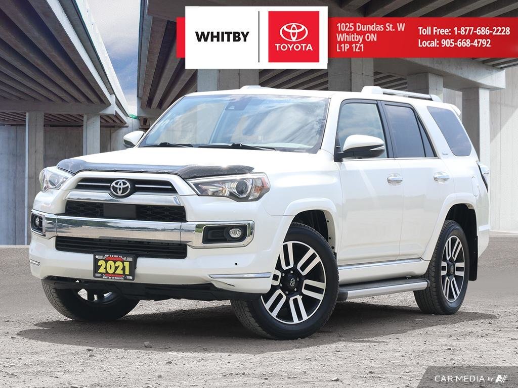 2021 Toyota 4Runner Base 4WD 4.0L / Black Leather / Power Moon Roof