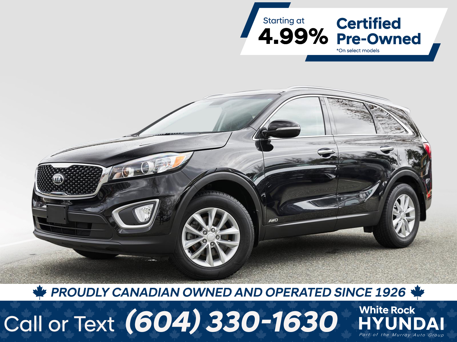 2016 Kia Sorento LX Plus | AWD |