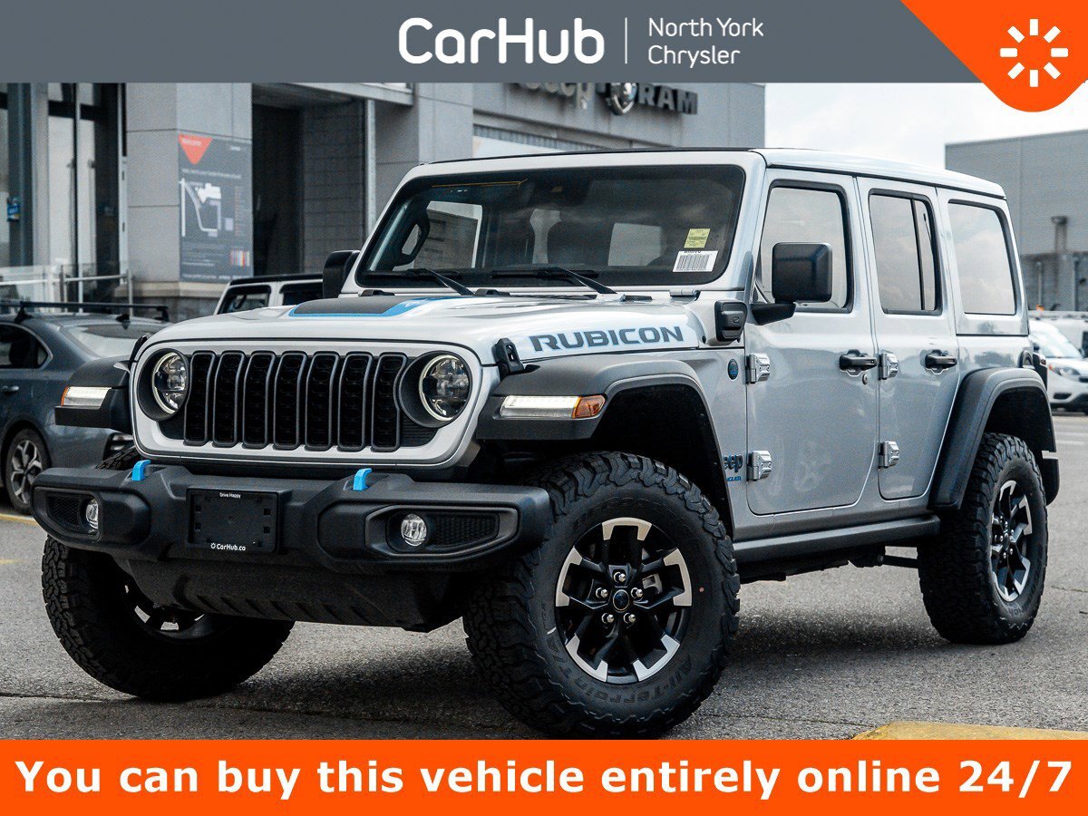 2024 Jeep Wrangler 4xe RUBICON 4 Door 4x4 Skyroof Conven. Grp Safety Grp