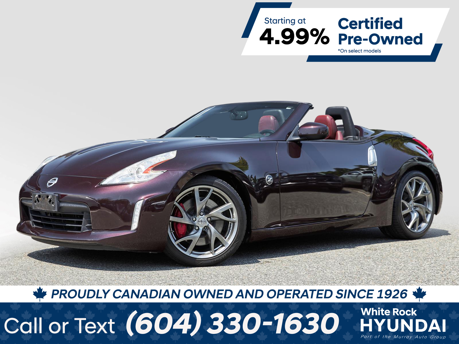 2014 Nissan 370Z TOURING | ROADSTER | BLUETOOTH | CONVERTIBLE