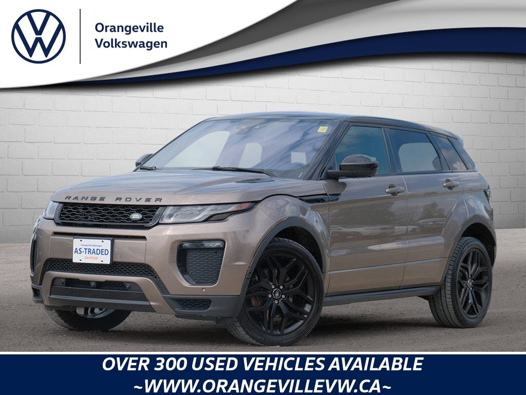 2018 Land Rover Range Rover Evoque HSE DynamicCERTIFIED AS-TRADED, ACCIDENT-FREE, BLA