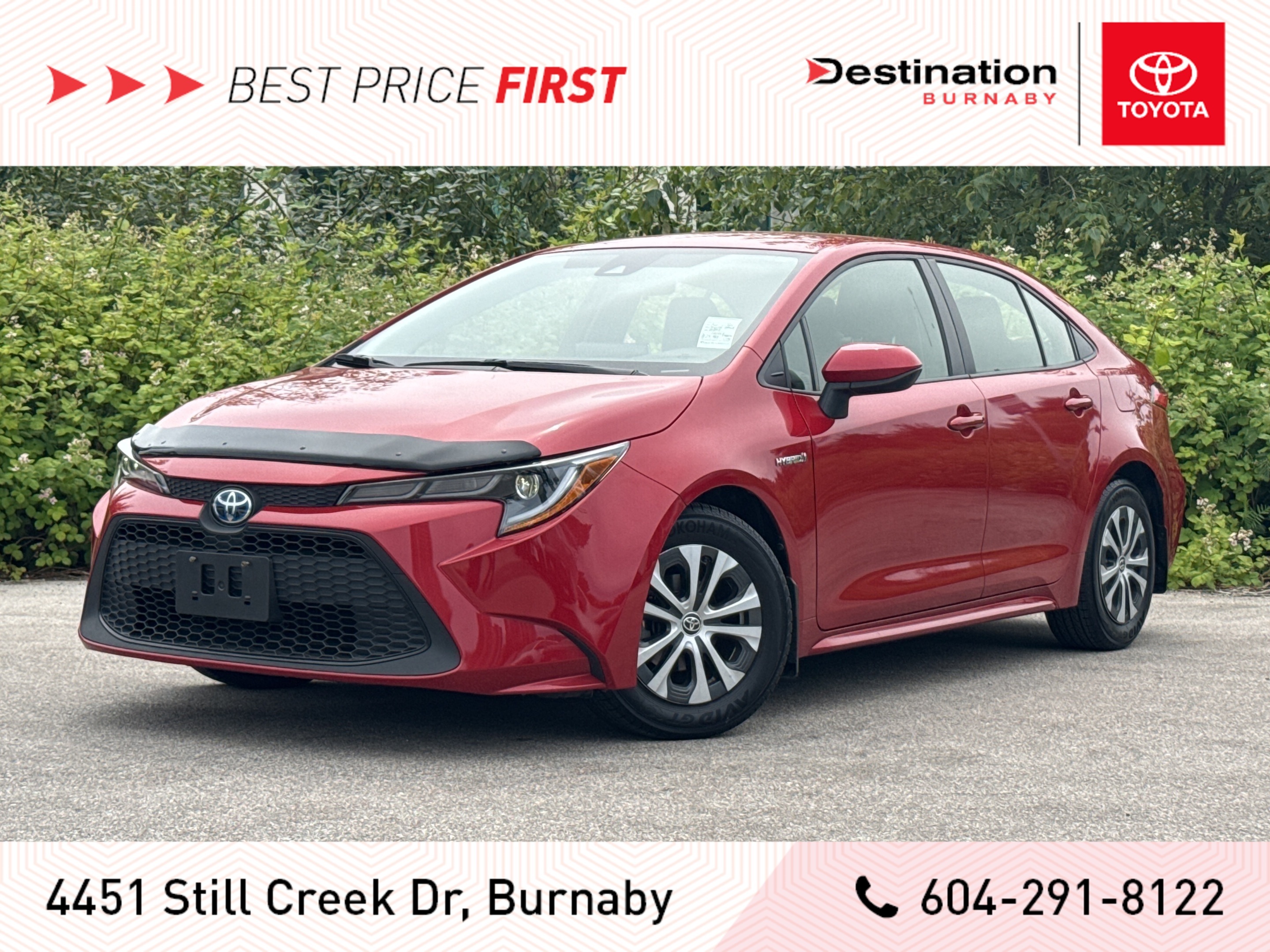 2021 Toyota Corolla Hybrid CVT - Local, One Owner, Low KMS, Certified!