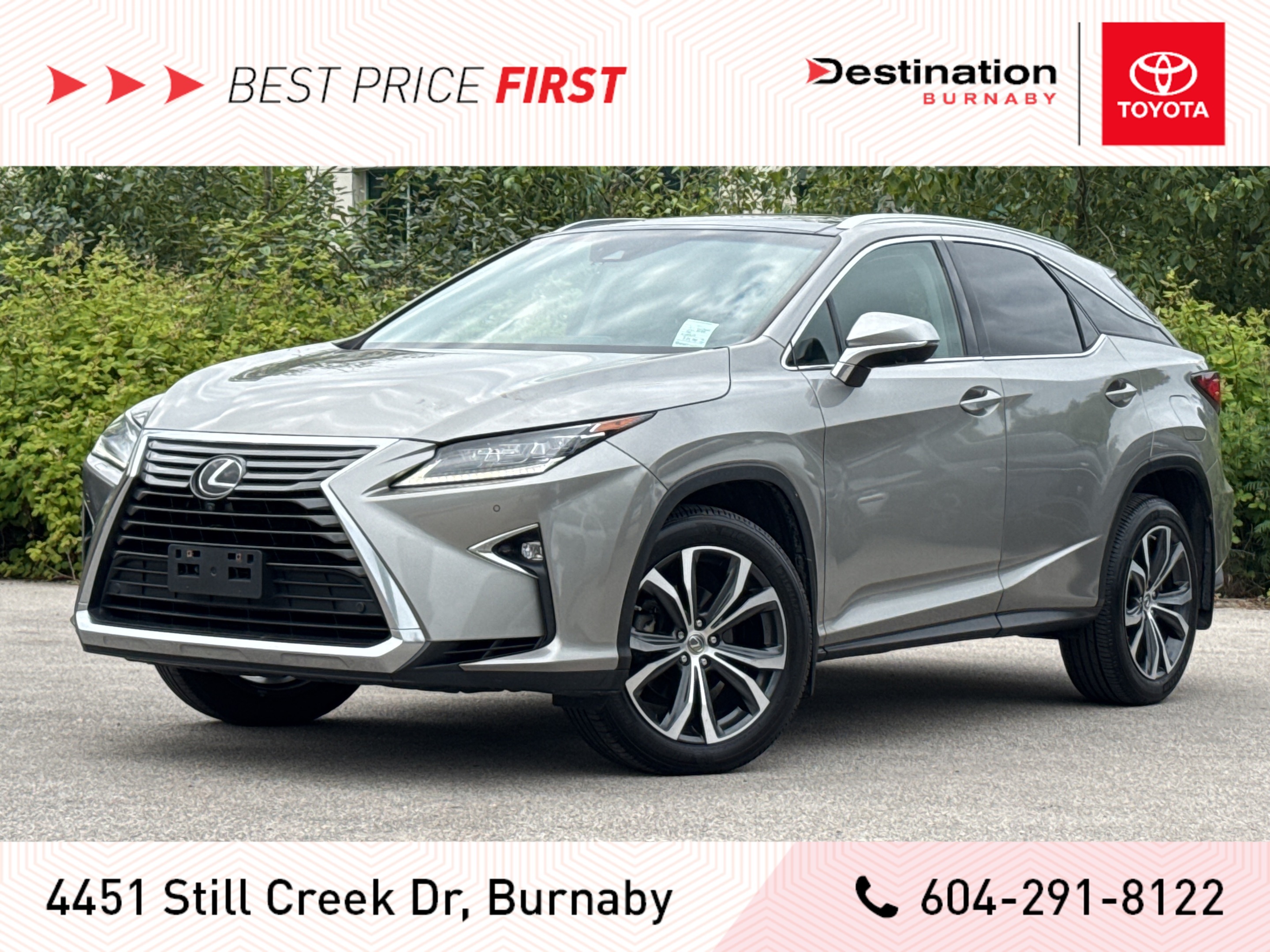 2017 Lexus RX 350 Executive AWD - Top of the Line, Local BC Car!