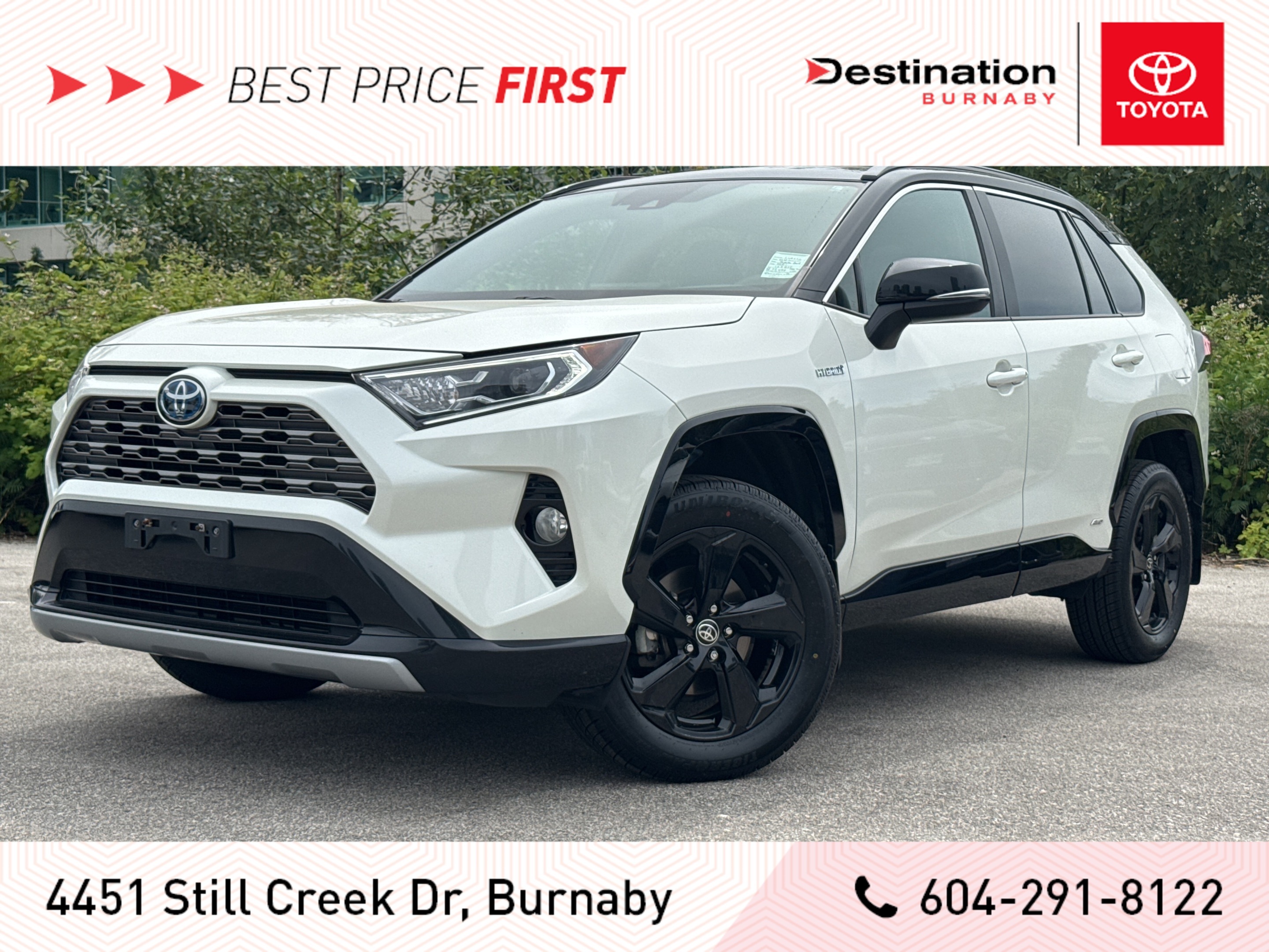 2021 Toyota RAV4 Hybrid XSE AWD - Local, One Owner, Certified!