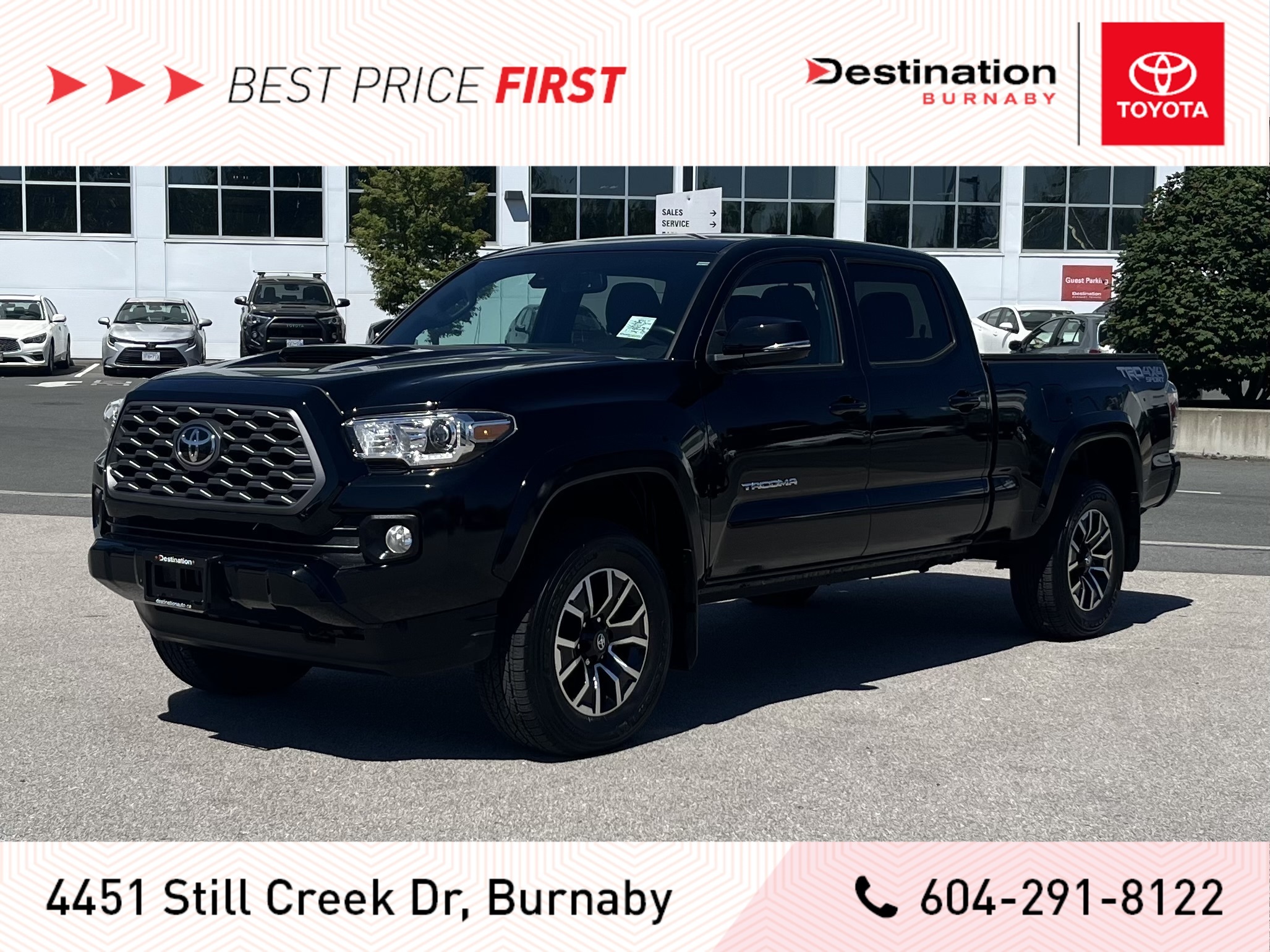 2023 Toyota Tacoma Dbl Cab TRD Sport, Like NEW, Low Kms, No accidents