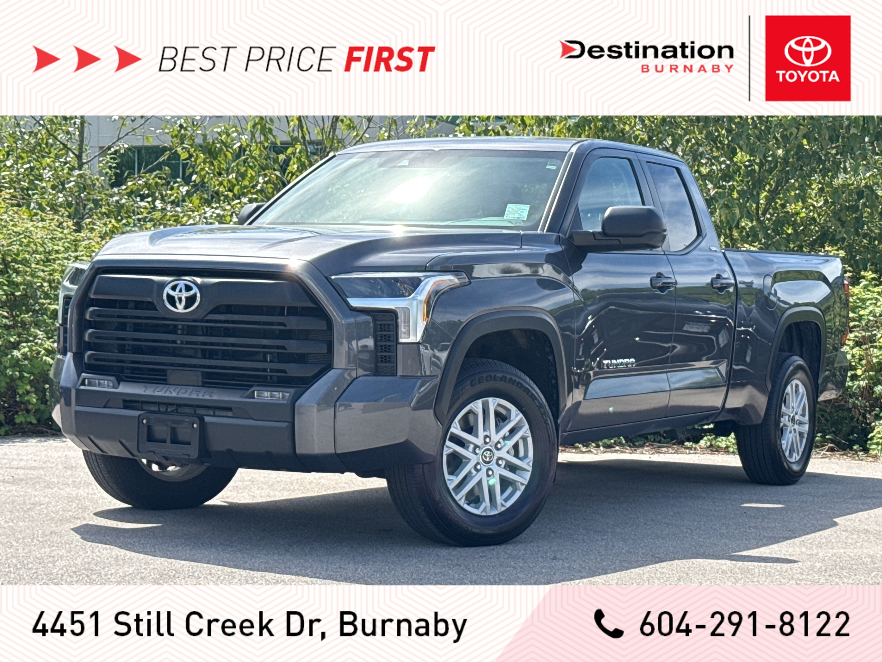 2024 Toyota Tundra SR5 Double Cab - Local, One Owner, No Accidents!