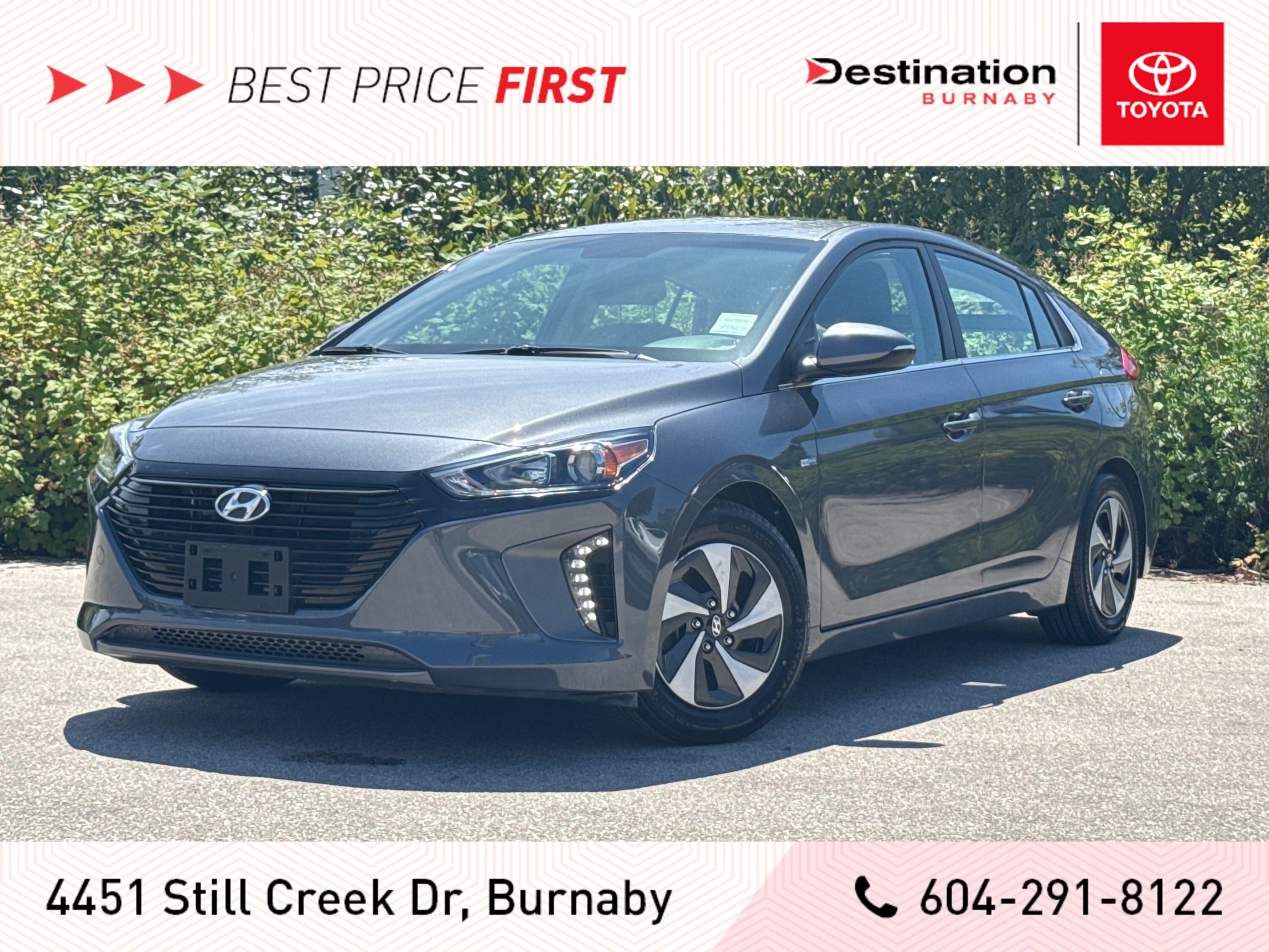 2017 Hyundai Ioniq Hybrid SE - Local BC Car, No Accidents, Good Shape!