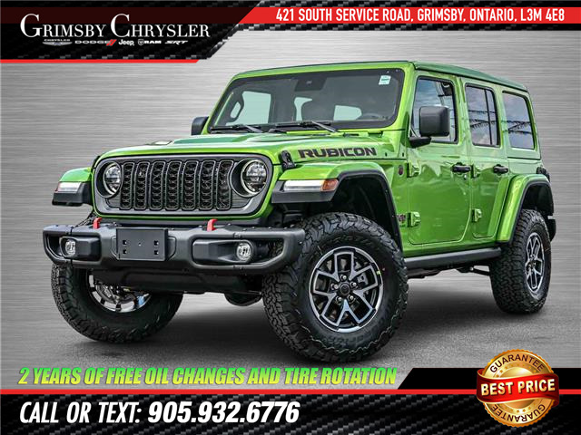2025 Jeep Wrangler Rubicon MOJITO | SKY TOP | HEATED LEATHER SEATS | 