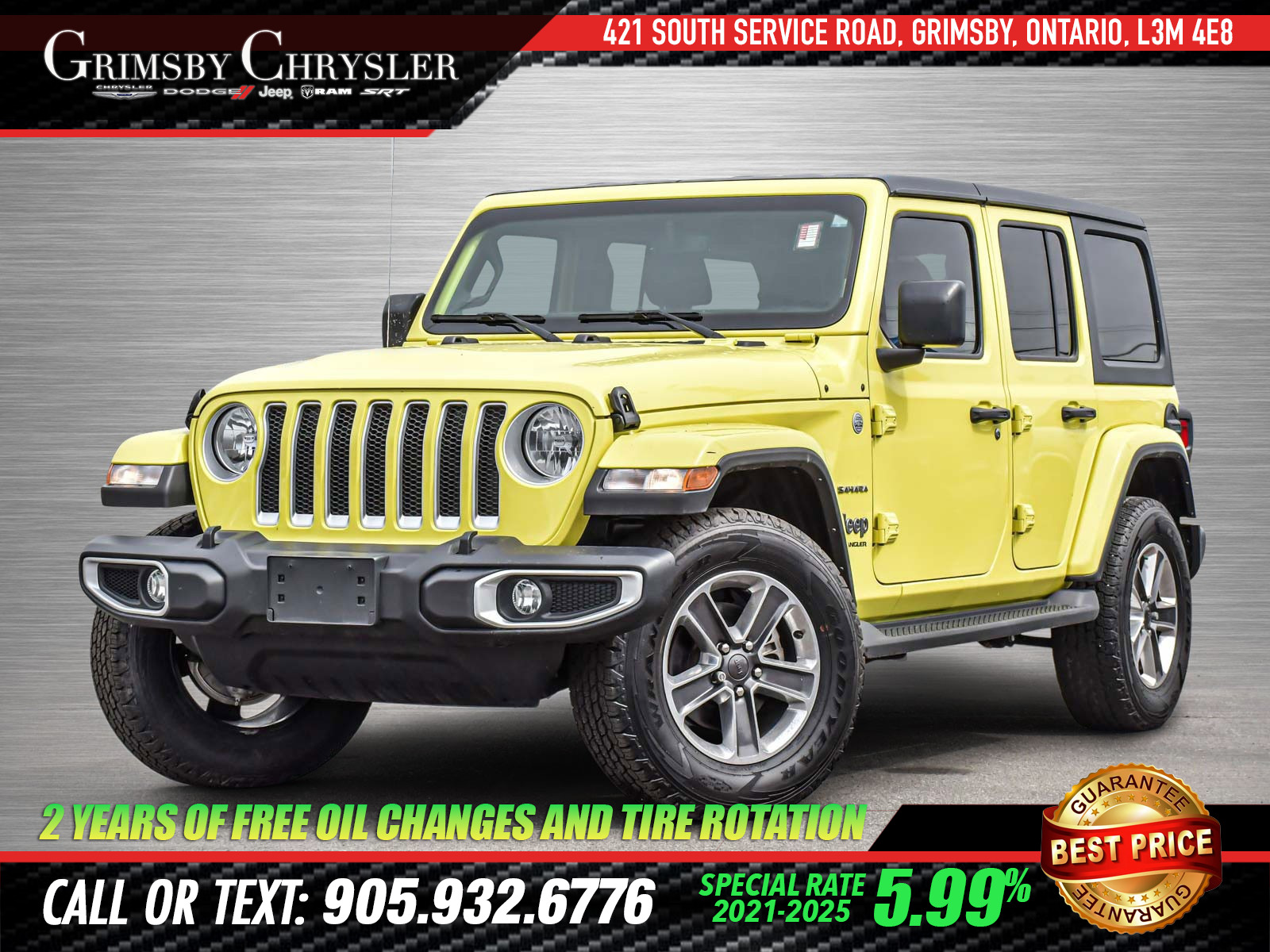 2023 Jeep Wrangler Sahara High Velocity | 3.6L V6 eTORQUE | COLD WEAT