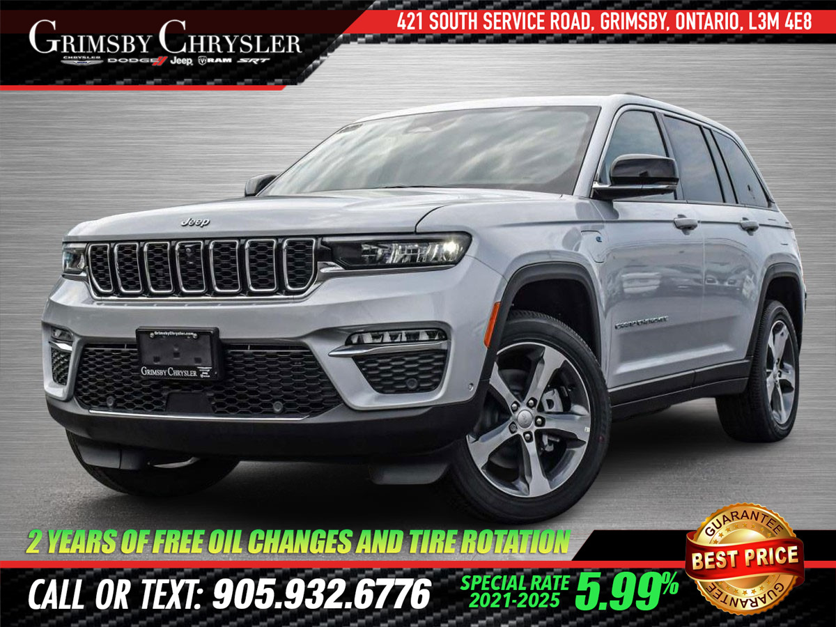 2023 Jeep Grand Cherokee 4xe 4XE, LUXURY TECH GROUP 2, REAR SEAT VIDEO GROUP 1,