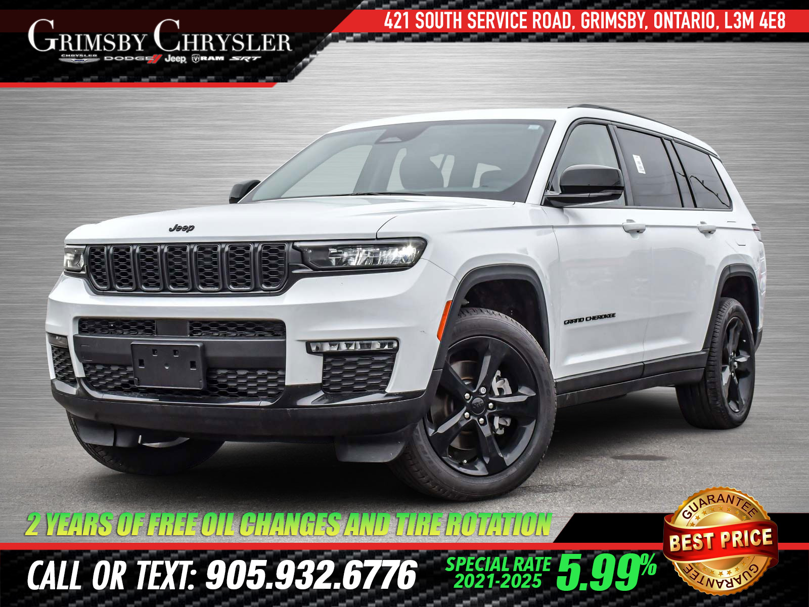 2023 Jeep Grand Cherokee L Limited HEATED LEATHER SEATS | TOW PREP PKG | BLAC