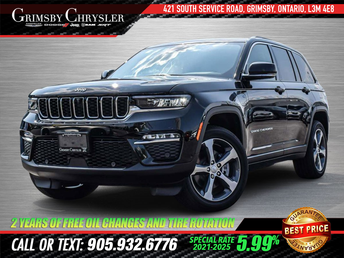 2023 Jeep Grand Cherokee 4xe 4XE, FULLY LOADED, LUXURY TECH GROUP 2, REAR SEAT 